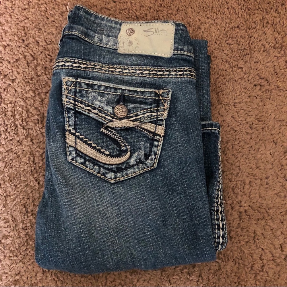 Silver Jeans-Suki flap bootcut